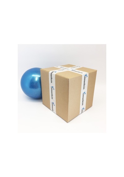 Gymo Cimnastik Topu 18cm Simli Mavi