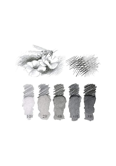 117800 Aquarellbleistift Grafit Sulu Boya, Sertlik Derecesi Hb 4b 103 Ivory