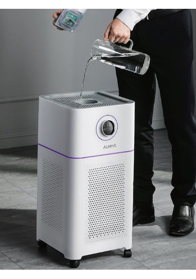 Auhma Arp-003 Akıllı Hava Temizleyici Ve Nemlendirici Uv-c Sterilizasyon & 610m³/h Cadr Beyaz