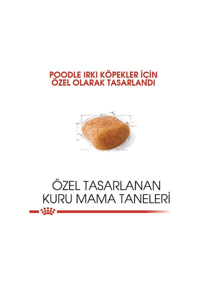 Royal Canin Adult Poodle Küçük Irk Yetişkin Köpek Maması 3 KG