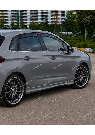 Citroen C4 Yan Marşpiyel Seti Sağ-sol - Boyasız - Fiberglass