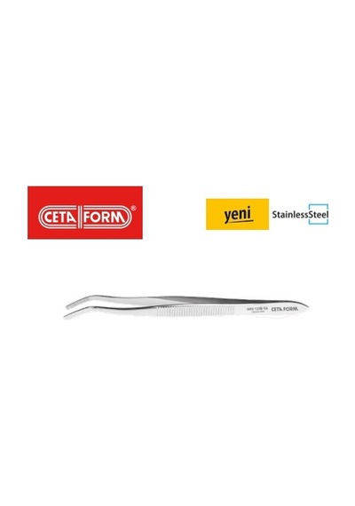 H43-125B-Sa Küt Uçlu Cımbız (Tırtıklı-Eğri)