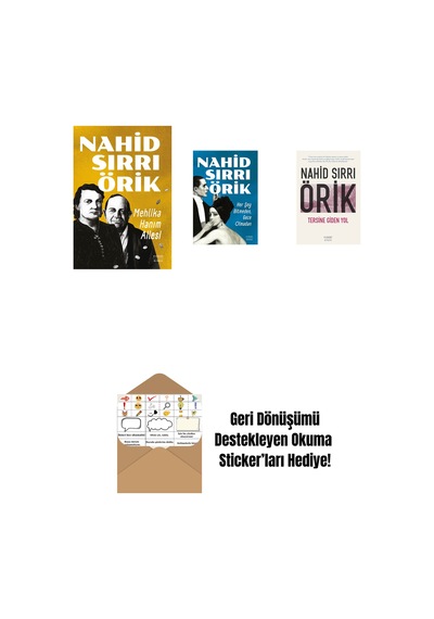 Mehlika Hanım Ailesi + Her Şey Bitmeden, Gece Olmadan + Tersine Giden Yol + Okuma Sticker'ları