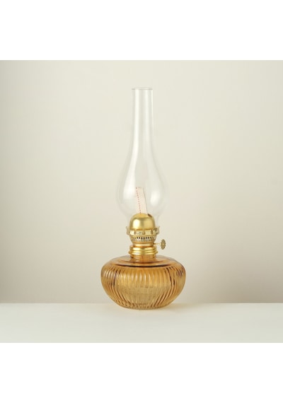 Bella Maison Vintage Cam Gaz Lambası 13 x 33 CM Gümüş