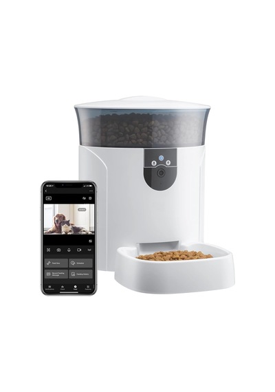 Tr Kameralı Otomatik Mama Kabı, 1080p Full Hd Görüntü Kalitesi, Ses Kaydı Ve Seslenme Özelliği, 7 Litre Geniş K