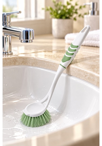 Softon Saplı Lavabo Temizleme Fırçası Banyo Mutfak Evye Ve Küvet Fırçası - 937063800
