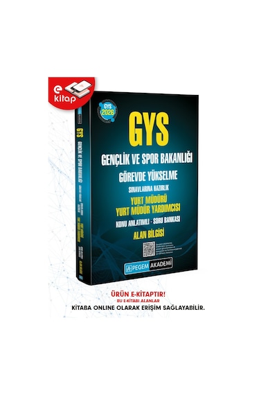 2026 Gys Gençlik Ve Spor Bakanlığı Görevde Yükselme Sınavlarına Hazırlık Yurt Müdürü Yurt Müdür Yardımcısı Konu Anlatımlı Soru Bankası Alan Bilgisi E-kitap