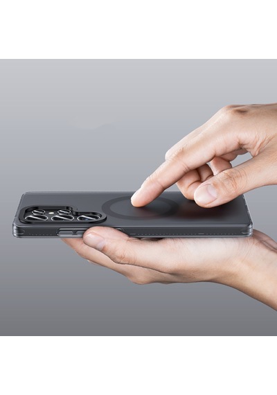 Galaxy S26 Plus Uyumlu Kılıf M-safe Şarj Özellikli Benks Lucid Armor Kapak Siyah Siyah