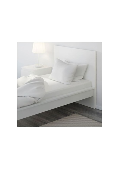 Ikea Nordruta Lastikli Çarşaf, Beyaz, 90x200 Cm
