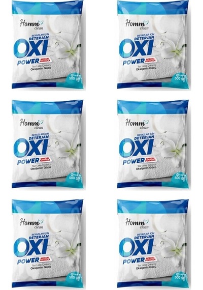 Homm Clean Oxi Power 500 Gr Leke Çıkarıcı 6 Paket