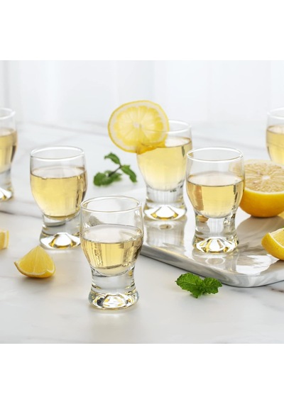 Tr 6'li Paket Shot Bardağı Seti, Cam Shot Bardakları, Sevimli Shot Bardakları, 56,7 Ml Şeffaf Shot Bardakları, Dü Genel