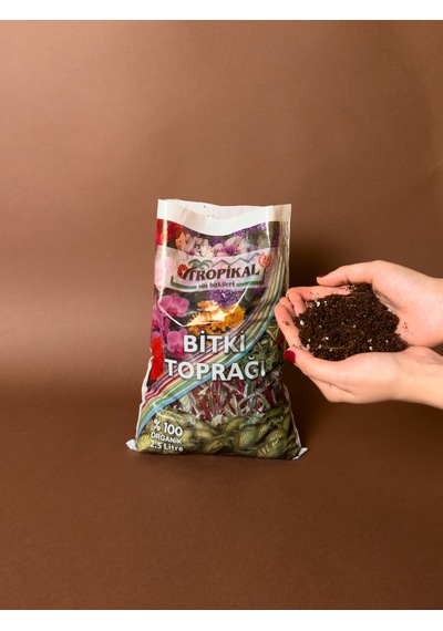 Bitki Toprağı 2,5 Litre %100 Organik İç Ve Dış Mekan Saksı Toprağı 2,5 LİTRE
