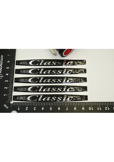 Mercedes Benz Classic Logo Metalize Kapı Kolu 5 Li Damla Desen St