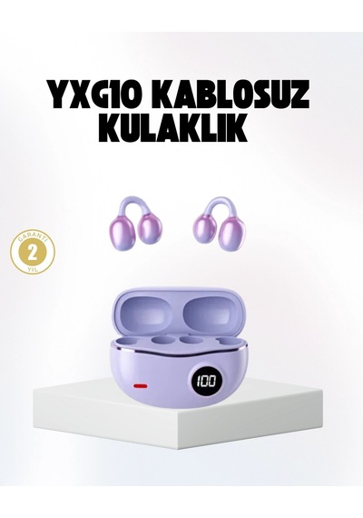 Bluetooth Yxg10 Kulak Arkası Tasarım Cilt Dostu Silikon Hafif Yapı Diğer