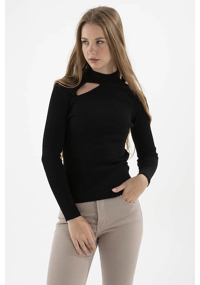 Fashion Friends Kadın Kazak Siyah 23k0167k1 24ke21000001 E2105 Siyah