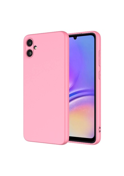 Galaxy Uyumlu A05 Kılıf Yumuşak Silikon Kamera Korumalı Lansman Pazarplus Pembe
