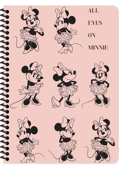16.5x22.5 Kareli Defter - All Eyes On Minnie 80 Yaprak