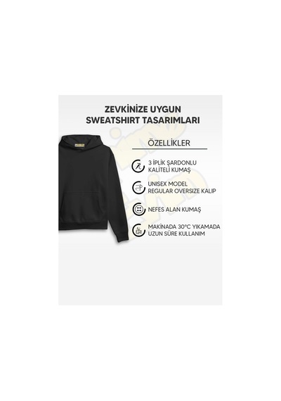 Noel Baba Selfie Hoho Yeni Yıl Kapşonlu Sweatshirt 001