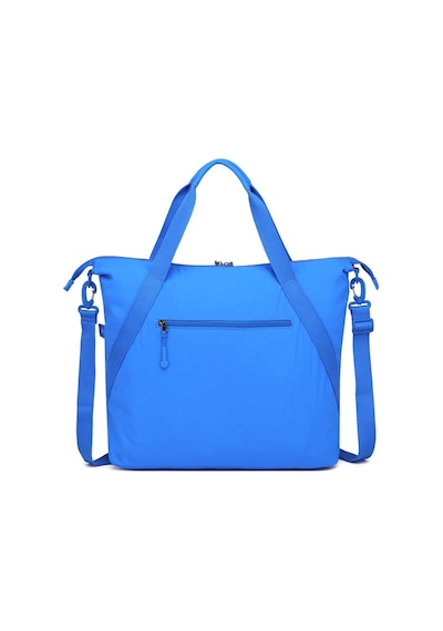 Smart Bags Mikro Poly Kumaş Büyük Boy Kadın Omuz Çantası 3335 Mavi