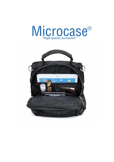 Microcase Scooter Bisiklet Motosiklet Çantası 20x30 Cm Al5536 Siyah