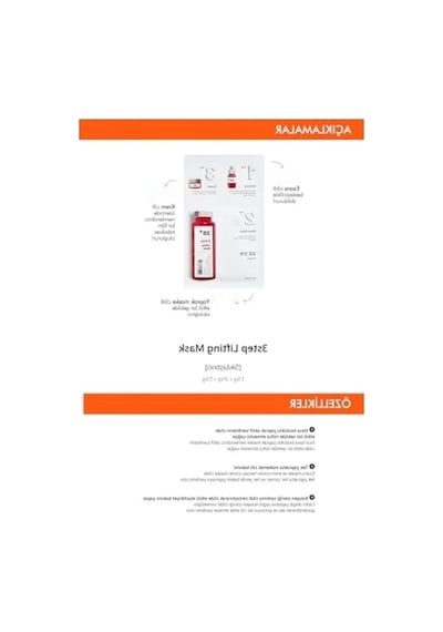 3 Aşamalı Yaşlanma Karşıtı Maske - Kolajen Ve Peptit İçerikli