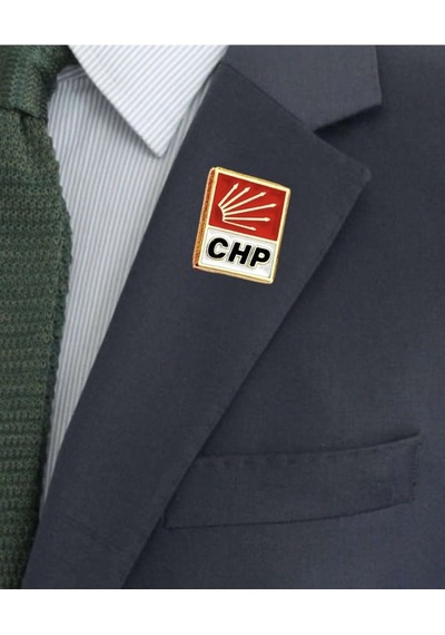 Chp ''cumhuriyet Halk Partisi'' Yaka Rozeti