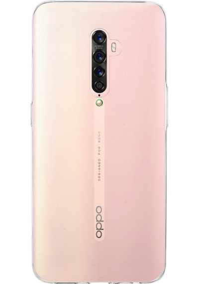 Oppo Reno 2 Kılıf 1mm Süper Silikon Şeffaf Kapak