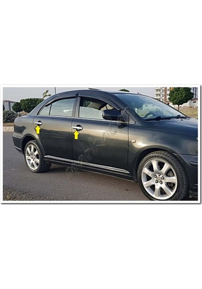 Db Chrome Toyota Uyumlu Avensis Kapı Kolu Nikelajı 2003-2008 4 Kapı P.Çe