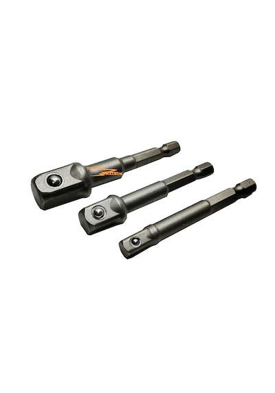 Bits Lokma Adaptörü 3 Parça Bits Uç Lokma Uçları Bilyalı 1/2-3/8-