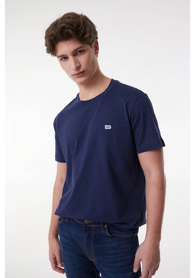 Lee Erkek T-shirt Lacivert Kısa Kollu Sıfır Yaka L60ufq35 24ymc8000208 Mc80005 Lacivert