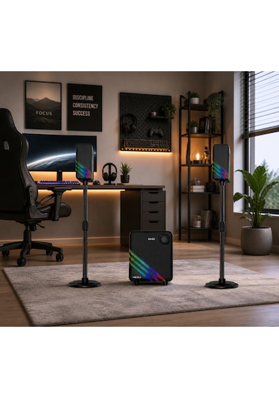 Hepu 110 Watt Hp-tv02 2+1 Ev Sinema Sistemi Bluetooth + Usb + Sd Kart + Aux + Kumandalı