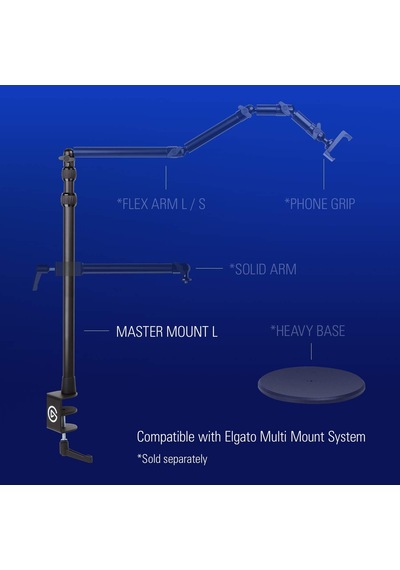 Elgato Master Mount L Çok Bağlantılı Taşıyıcı Stand/ayak, 55cm -