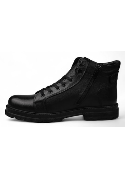 Pierre Cardin 90425 Erkek Siyah Fermuarlı Kışlık Bot