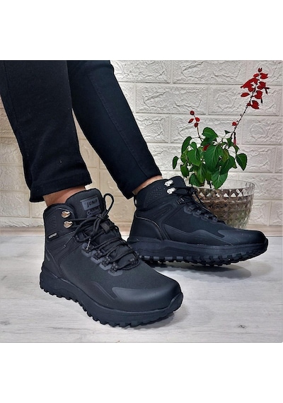 Jump 29652 Siyah Waterproof Kaymaz Rahat Erkek Bot 001
