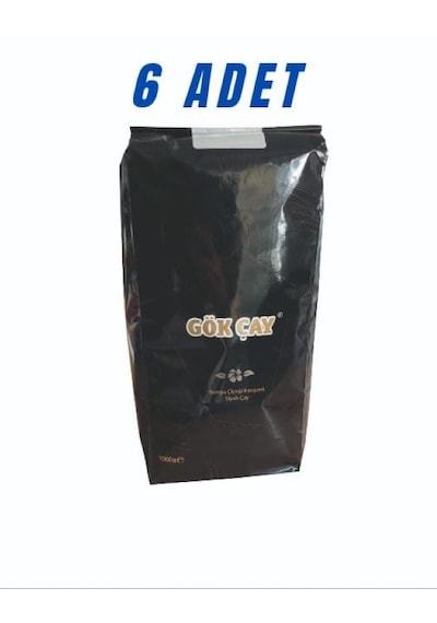 Gök Çay Bamya Çiçeği Karışımlı Siyah Çay 6 x 1 KG