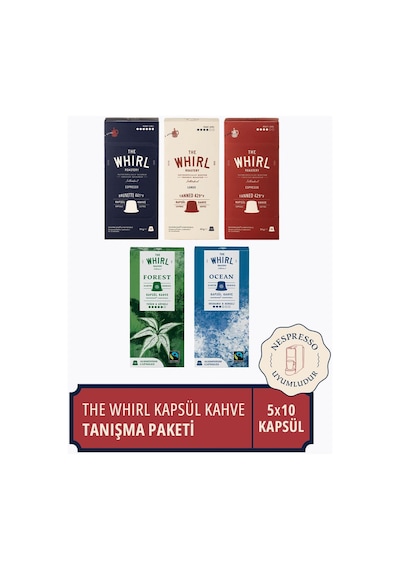 The Whirl Kapsül Tanışma Paketi 5 x 10 Kapsül