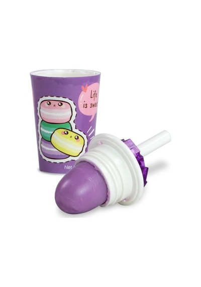 Lila Sweet Soda Figür Kız Çocuk Dudak Balm