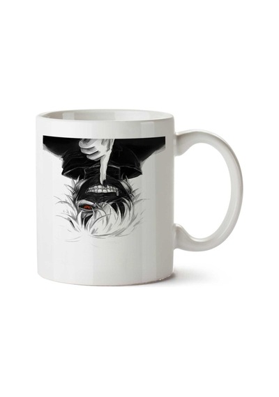 Tokyo Ghoul Kaneki Suss İki Tarafı Baskılı Kupa Bardak Çok Renkli