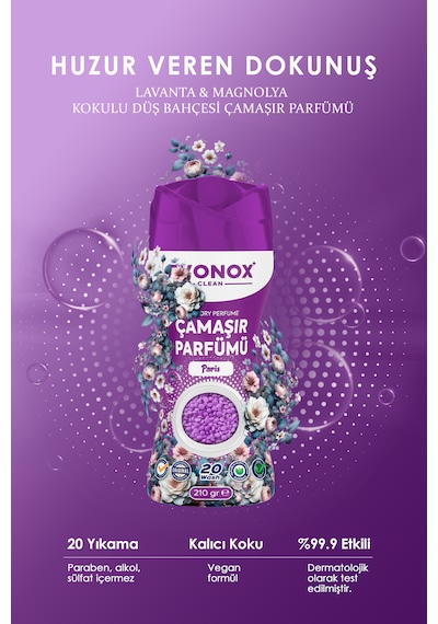 Clean Granül Çamaşır Parfümü & Çamaşır Yumuşatıcı Paris 210 Gr Tekli