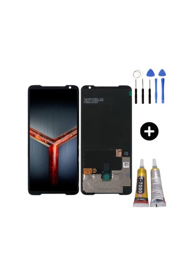Asus Rog Phone 2 Zs660kl Uyumlu A Kalite Lcd Ekran Dokunmatik + Montaj Seti