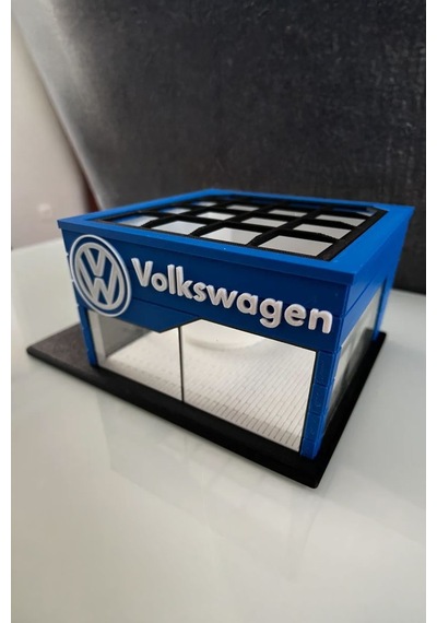 Volkswage Showroom Tasarımlı Dekoratif Diorama 1:64
