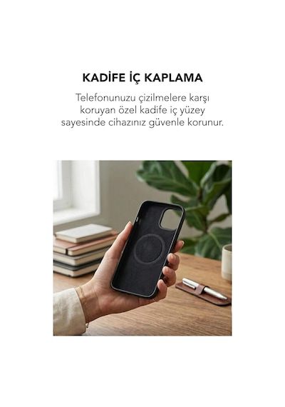 Apple İphone 15 Pro Max Uyumlu Magsafe Lansman Silikon Kılıf Siyah
