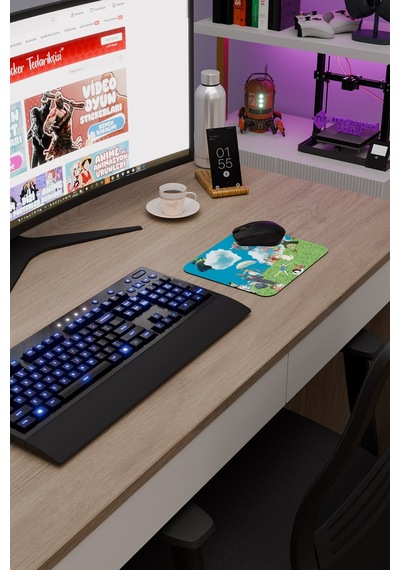 Miyazaki Anime V2 - 22x18 Gaming Kauçuk Kaymaz Taban Mouse Pad Fare Altlığı