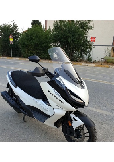 Motocam Zontes Zt 250 T-e Ön Cam 2023-2026 Model 73cm Şeffaf Renkli 4mm