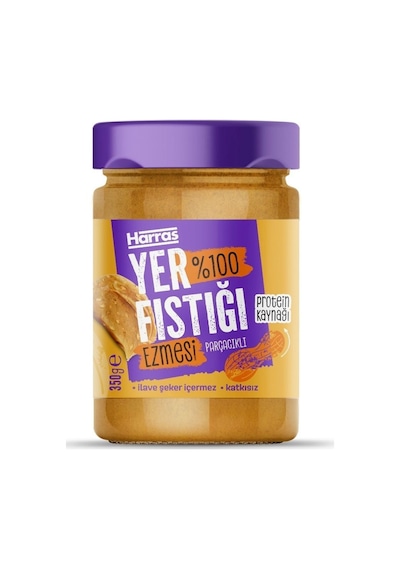 %100 Yer Fıstığı Ezmesi 350 Gr