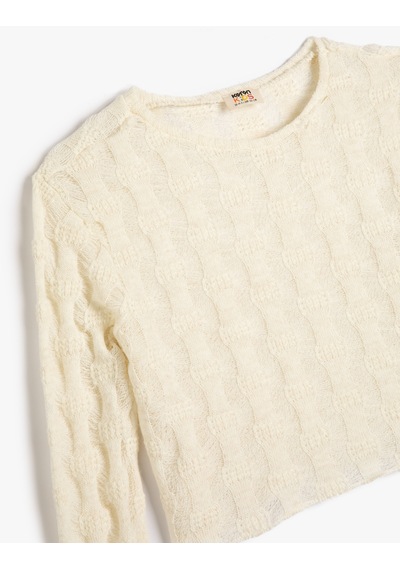 Koton Crop Sweatshirt Dokulu Uzun Kollu Bisiklet Yaka Ekru 4wkg10679ak 4WKG10679AK010 Ekru Koton Crop Sweatshirt Dokulu Uzun Kollu Bisiklet Yaka Ekru 4wkg10679ak 4WKG10679AK010 Ekru
