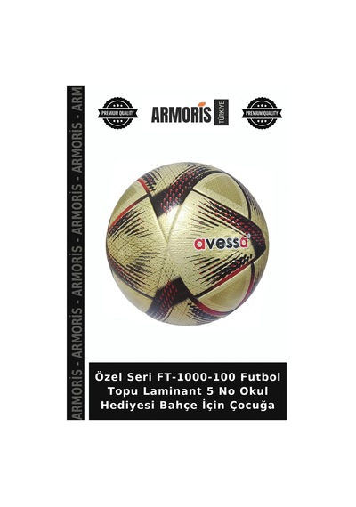Özel Seri Ft-1000-100 Futbol Topu Laminant 5 No Okul Hediyesi Bahçe İçin Çocuğa Çok Renkli