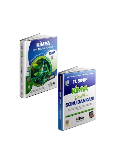 Miray 2027 11. Sınıf Kimya Ders Anlatım Fasikülleri + Tematik Soru Seti 2 Kitap Maarif Model