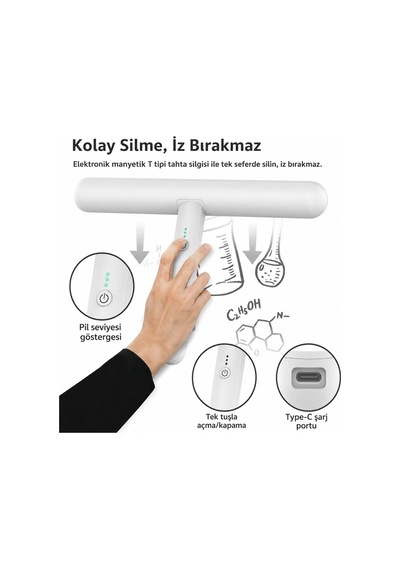 Manyetik Sihirli Yazı Tahtası 58" - 147 Cm Diğer