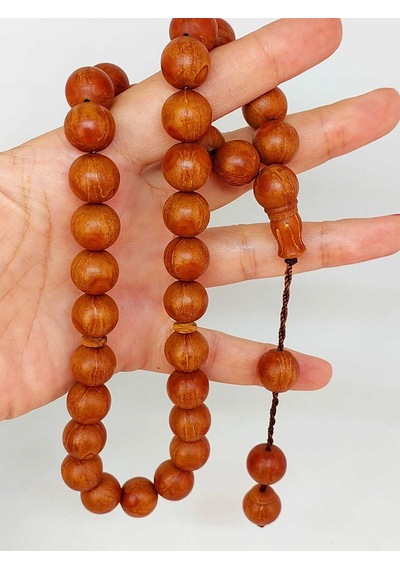 Andız Ağacı 33lük Tesbih 12mm 44435